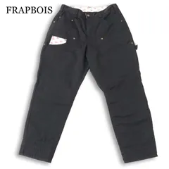 FRAPBOIS × Dickies フラボア × ディッキーズ 通年★ ツイル サルエル カーペンター ワーク パンツ Sz.1 メンズ 黒のサムネイル