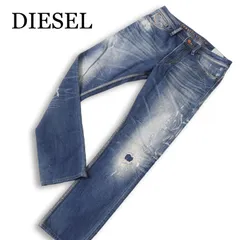 イタリア製★ DIESEL ディーゼル 【SHIONER 0074M】 ダメージ加工 スキニー デニム パンツ ジーンズ Sz.29 メンズのサムネイル