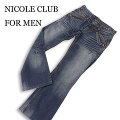 NICOLE CLUB FOR MEN パッチワークデニム ニコルクラブ - メルカリ
