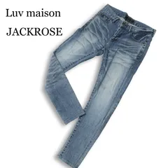 Luv maison JACKROSE ジャックローズ USED加工★ デニム ストレッチ スキニー パンツ ジーンズ Sz.29　メンズ 日本製のサムネイル