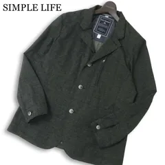SIMPLE LIFE シンプルライフ レナウン 春夏★ アンコン カジュアル ジャケット 大きいサイズ Sz.LL メンズ 大きいサイズのサムネイル
