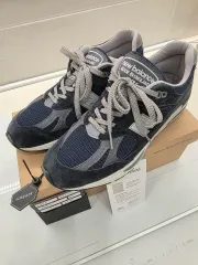 ニューバランス 991 v2 ネイビー Made in England 1回着用 収納ボックス