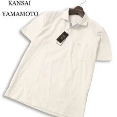 【新品 未使用】 KANSAI YAMAMOTO カンサイヤマモト 山本寛斎 春夏★ 半袖 刺繍 ポロシャツ Sz.L メンズのサムネイル