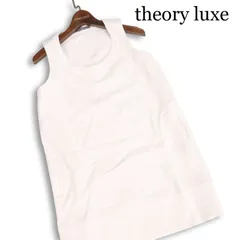 theory luxe セオリー リュクス 春夏★ PORI/CUPID ノースリーブ ストレッチ チュニック ワンピース Sz.40 レディース 白のサムネイル