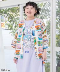 スカラー 161682：orion×ScoLar トロピカルポップ缶総柄シャツ - メルカリ