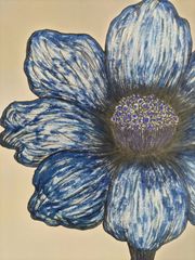 Akihiko Mihara, Salon d'Automne selected artist [chocolate cosmos] Drawing Original artwork Brush pen Pen drawing Contemporary art Painting Fine art Interior Botanical illustration Hand-drawn illustration Realistic painting Flowers Colored pencil drawing Art Children's room Gift Interior coordination Feng Shui Good fortune