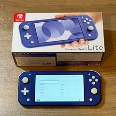 Nintendo Switch Lite ブルー ジャンク(箱・充電器付き) - メルカリ