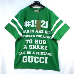 GUCCI グリーン プリントTシャツ #1921 - メルカリ