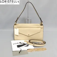 極美品★LORISTELLA MURIEL SMALL TOTE 3way レザー スモール トートバッグ イエロー チェーンポシェット ミュリエル ロリステッラ★のサムネイル