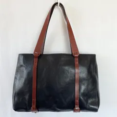 【即購入の場合はお値段交渉OK】LILY リリー 本革 レザー ハンドバッグ ブラック 日本製 ドット柄 A4収納可 美品のサムネイル