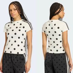 adidas スリムフィット カリ水玉半袖Tシャツ - メルカリ