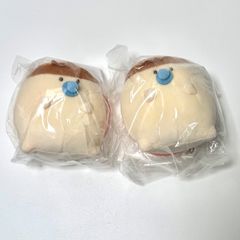 문구와 함께 바부구씨 마스코트 2장 세트