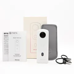 ＜美品＞ RICOH THETA SC2 WHITE ホワイト｜360度全天球カメラ｜動作良好｜外観非常に綺麗｜レンズ面良好｜光学良好｜安心して使える高コンディションのサムネイル
