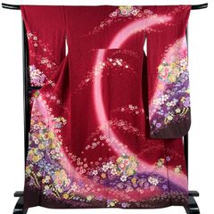 振袖 金通し 金彩 辻ヶ花 絞り 身丈174cm MO3786 - メルカリ