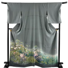 そらめぐページです蜀江花鹿の子文　金彩　鈴乃屋扱い　逸品　正絹　袷 GREEN×EXPO 2027 公式ライセンス商品 大人気お天気キャラクターそら