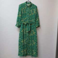 大きいサイズ 美品 ポールスミス 総柄ワンピース ベルト アーバン