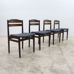 展示品　平田椅子製作所　ウォールナット　ダイニングチェア　4脚セット　北欧 展示品 平田椅子製作所 ウォールナット ダイニングチェア 4脚セット