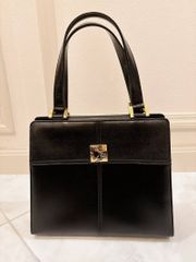 Excellent condition Yves Saint Laurent leather tote bag, box calf leather.
