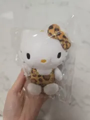 ハローキティ レオパード ぬいぐるみ キーホルダー ONE hello kitty