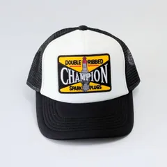 【 Mesh Cap / メッシュキャップ 】 Champion ( チャンピオン ) / BLACK / レーシングキャップ / ベースボールキャップ 〚アメリカン雑貨 アメトイ〛