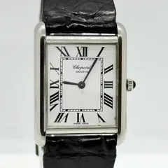 Chopard ショパール レクタンギュラー 2針 8014 1 152232 SS ホワイト 手巻き レディース 腕時計 訳ありのサムネイル