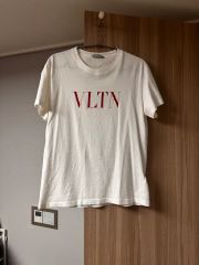 VALENTINO VLTN ロゴ Tシャツ ホワイト - メルカリ