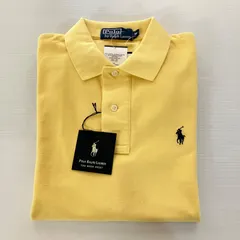 Poro by Ralph Lauren ラルフローレン  新品　未使用　タグ付き　ポロシャツ　イエロー　黄色　半袖　Mサイズ　RF00034