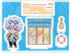 【中古】アクリルスタンド・アクリルパネル A.五条悟(ドリンク) アクリルジオラマ 「まるくじ 呪術廻戦 Aloha vibes」 大吉05