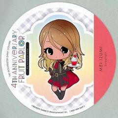 [중고] 머그컵·탕만 이즈미 아이의 코스터 [아이돌 마스터 샤이니 컬러즈 4TH ANNIVERSARY FRUIT PARLOR by animatecafe] 메뉴 주문 특전