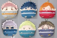 【中古】ぬいぐるみマスコット・ぬいぐるみバッジ 全6種セット てのりんずコレクション 「くじメイト 呪術廻戦 ぬいくじ3」 E賞