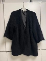 美品】スタイリスト stylist苦楽園 リボンニットベスト 黒