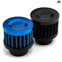 汎用25mmカーエアフィルター、オートバイ用冷気吸気ハイフロークランクケースベントカバーミニブリーザーフィルター