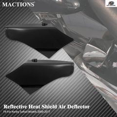 オートバイ用エアヒートディフレクターシールド反射サドルヒートシールドハーレーソフテイルスリムFLSファットボーイFLSTF FLSTN FLBRS 200