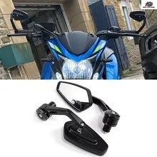 ホンダ CRF150F CRF250R ヤマハ カワサキ KLR250 KLR650 用 オートバイ用 7/8インチ 22mm リアビューサイドミラーハンドルバーエンド