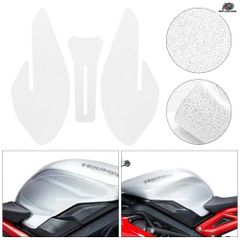 STREET TRIPLE 765R 765RS 675S R RS 2019 - 22用デカール オートバイタンク トラクション サイドパッド ガス燃料 ニーグリップ 滑り止め