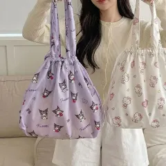 サンリオ 正規品 エコバッグ ハローキティ ポチャッコ シナモロール マイメロディ クロミ ショルダーバッグ