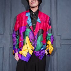 Needles ニードルズ テーラード ジャケット ボタニカルジャガード XS
