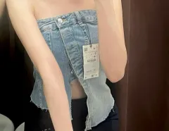 ZARA デニム トップス