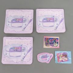 [중고] 상품 세트 Yes! 프리큐어 5GoGo! (밀키 팔레트) 지퍼 가방 & 스티커 [이치 반 쿠지 프리큐어 ~Shining moment~] H상