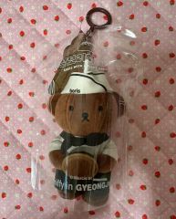 韓国 慶州 限定 】 もち麦パン職人 ボリス ぬいぐるみ キーホルダー