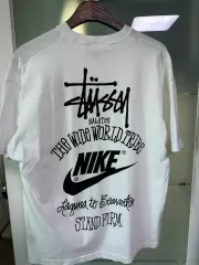 STUSSY NIKE コラボ 長袖 Tシャツ 白