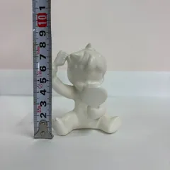 髪をセットする天使 SENSHUKAI SKIP フィギュリン 陶器 置物 昭和レトロのサムネイル