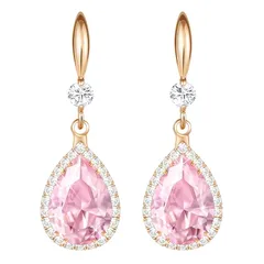 Linawe ピアス ドロップイヤリング ピンクゴールド ピンク レディース ジュエリー ジュエリー ハワイアンジュエリー ピアス 可愛い ピアス セット ピアリング 揺れるピアス プレゼント 1