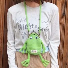 カエルのがま口ショルダーポーチ(もっと大きめ) - メルカリ
