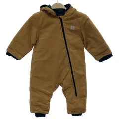 【中古】　Carhartt　ロンパース　ダック地　無地　ワンポイント　アメカジ　キッズ　古着　/5498のサムネイル