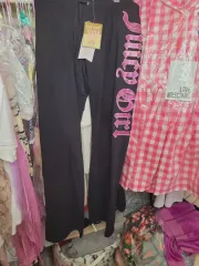 JUICY COUTURE ジューシークチュール ブラック ピンク トレーナー ズボン