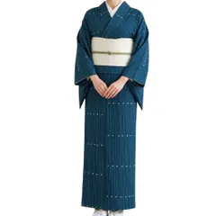 #J760 洗える着物 ポリエステル 綸子調 絞り染め調 和装 和服 着物