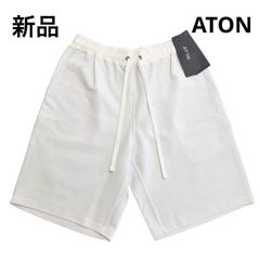 D07109 新品 ATON ショートパンツ 06 ホワイト - メルカリ
