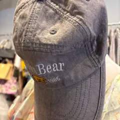 【東あずま店 併売品】 ゴールデンベア Goldenbear 帽子 ユニセックス グレー 灰色 刺繍 57〜59センチのサムネイル