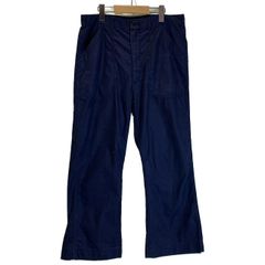 45rpm Bakkuri フレアパンツ 日本製 ネイビー コットンパンツ - メルカリ